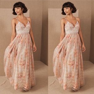 NWT BHLDN x Needle & Thread Ruby Bloom Maxi Dress sz 8